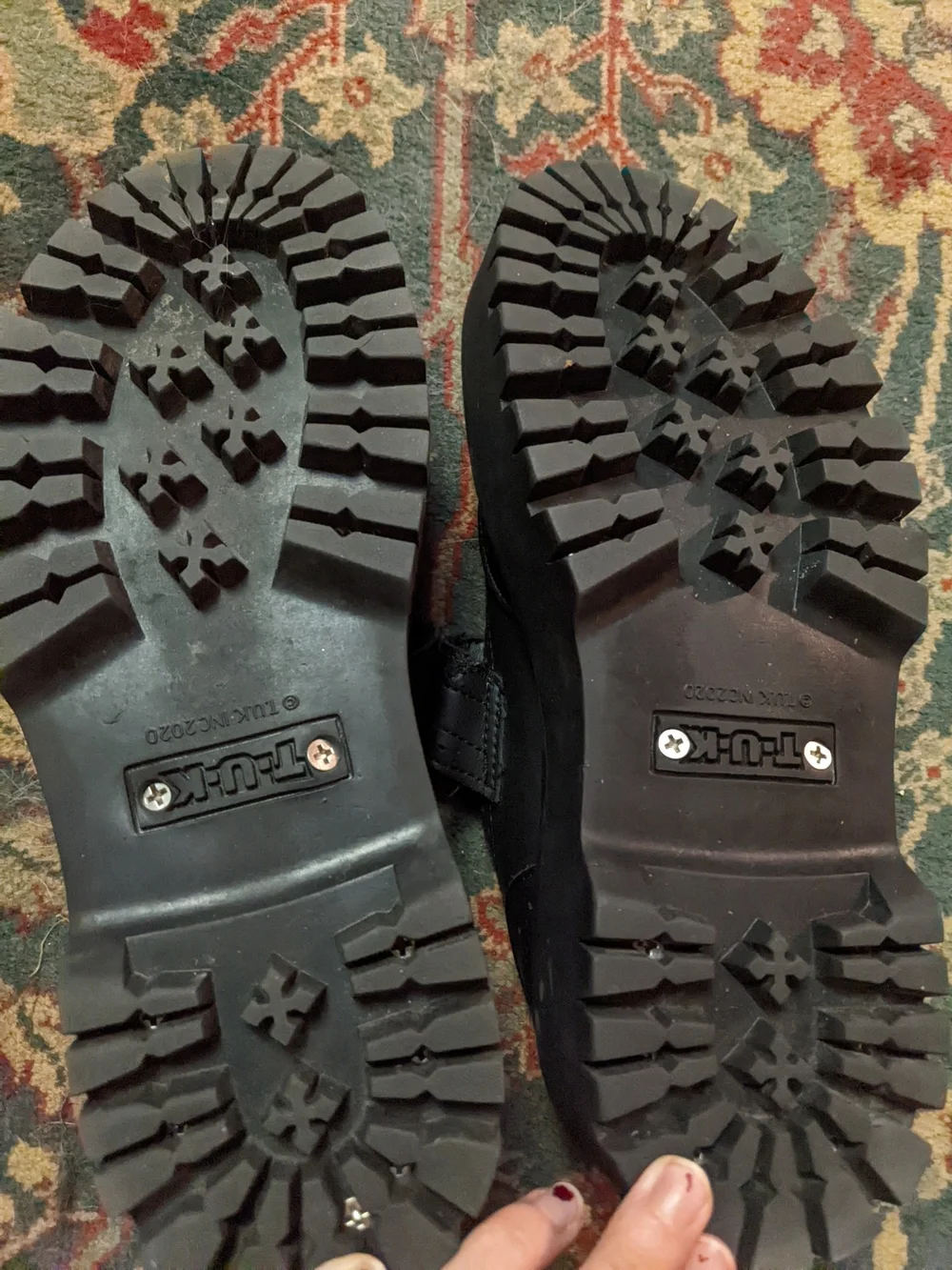 Black Double Decker Mary Jane Shoes
